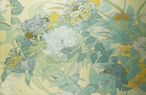 日本花；日本花 作者 乔治·德菲尔