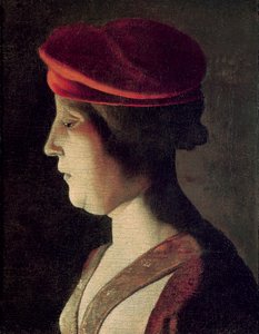 一个女人的头 作者 乔治·德拉图尔