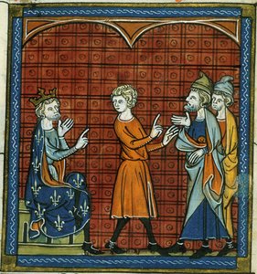 放逐犹太人》，选自《Chroniques de France ou de St Denis》，14 世纪 (22702885262) 作者 第比利斯的乔治亚·莱文·拉米什维利
