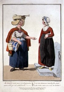 卖鱼人，L. 波特曼雕刻 作者 Georgius Jacobus Johannes van (after) Os