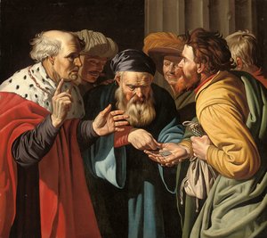 犹大的报酬（布面油画） 作者 Gerard (方式) Seghers