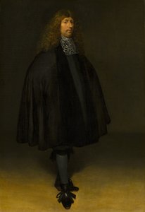 自画像，约1668年。