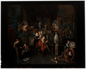 画家工作室 作者 杰拉德·托马斯