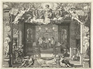 威斯敏斯特条约寓言
1674 年英格兰与荷兰和约寓言 作者 热拉尔·德·莱瑞斯