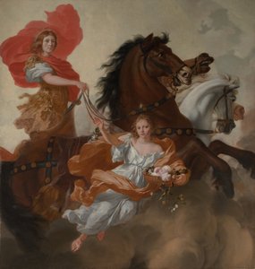阿波罗（Apollo）和奥罗拉（Aurora），1671年。 作者 热拉尔·德·莱瑞斯