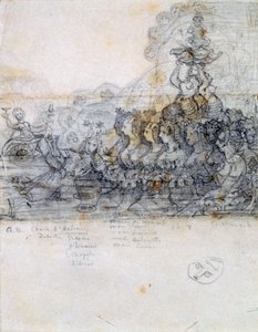 凯瑟琳-德-美第奇的政治会议》，1854-1855年 作者 杰拉德·德·内瓦尔