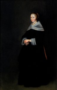 一位女士的肖像（油画） 作者 Gerard ter Borch 或 Terborch