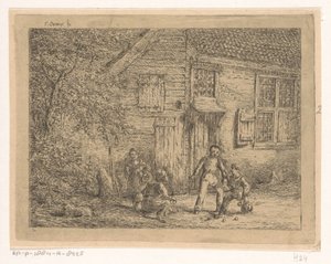 点头的孩子
球手 作者 Gerardus Emaus de Micault