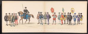 莱顿学生化妆舞会，1875 年（图版 2）
1875 年 6 月 15 日莱顿学生联谊会成员为庆祝莱顿大学建校 300 周年而举行的化妆舞会，描绘了莱顿大学，如图所示。 作者 杰拉杜斯·约翰内斯·博斯