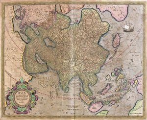 亚洲 作者 杰拉杜斯·墨卡托