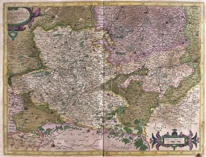 Hainaut，那慕尔，比利时 （雕刻 作者 杰拉杜斯·墨卡托