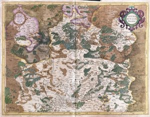 Lorraine, France (engraving 作者 杰拉杜斯·墨卡托