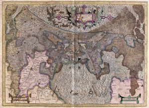 Netherlands (engraving 作者 杰拉杜斯·墨卡托