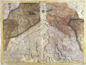 Switzerland (engraving 作者 杰拉杜斯·墨卡托