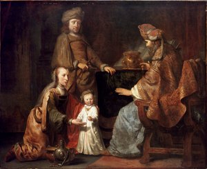 哈拿带给以利的婴儿塞缪尔，1660年代初