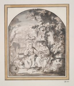 Vertumnus 和 Pomona 作者 Gerbrand van den Eeckhout