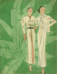 1934年女士时装-连衣裙- Gerd Hartung