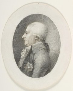 首相伯恩斯托夫伯爵（1735-1797 年）的肖像。半身肖像。左侧侧面 作者 格哈德·路德维格·拉德