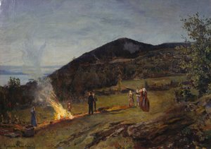 仲夏之火，约 1895 年