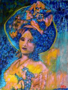 花大娘，2023 年（布面油画）