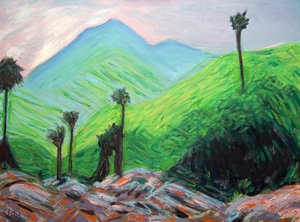 绿洲 I》，2020 年（布面油画） 作者 格哈特·伊斯林豪斯