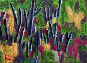 春天的萨瓜洛，2018（布面油画） 作者 格哈特·伊斯林豪斯