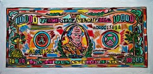 Ten Grand，2019（布面油画） 作者 格哈特·伊斯林豪斯