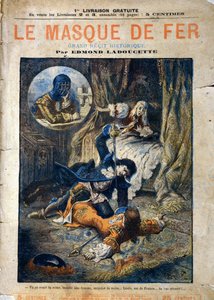 Le Masque de Fer，Edmond Ladoucette的小说封面，于19世纪末分期出版