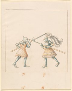 Freydal, 《马克西米利安一世皇帝的比武和锦标赛》：徒步战斗（比武）（第三卷）：图版149 作者 德国 16 世纪