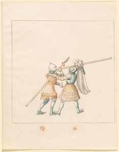 Freydal, 《马克西米利安一世皇帝的比武和锦标赛》：徒步战斗（比武）（第三卷）：图版150