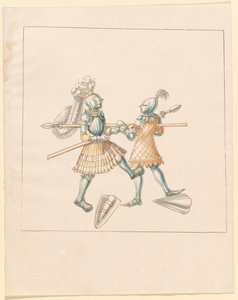 Freydal, 《马克西米利安一世皇帝的比武和锦标赛》：徒步战斗（比武）（第三卷）：图版151