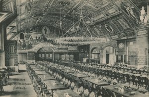 慕尼黑，Hofbrauhaus。明信片寄于 1913 年 3 月 11 日。 作者 德国摄影师