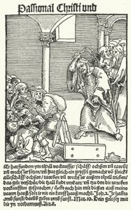 路德反教皇小册子 Passional Christi und Antichristi 中的一页 作者 德国学校