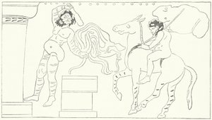 A scene from The Frogs, a play by Greek playwright Aristophanes (engraving) 作者 德国学校