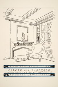 乔丹和哈特曼的广告，来自《Styl》，1922年出版的《Pochoir》（印刷品）。 作者 德国学校