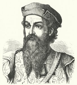 Afonso de Albuquerque，果阿公爵，葡萄牙将军和葡萄牙印度总督（雕刻） 作者 德国学校