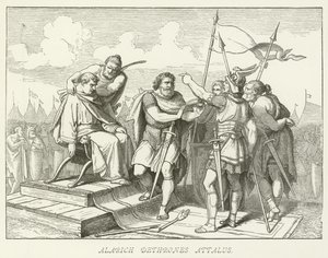 Alarich dethrones Attalus 作者 德国学校