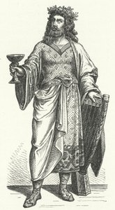 阿尔博因，伦巴第人的国王（雕刻） 作者 德国学校