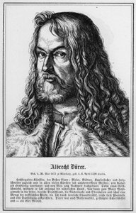 Albrecht Durer (engraving) 作者 德国学校
