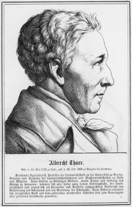 Albrecht Thaer（雕刻）。 作者 德国学校