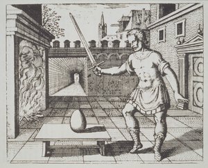 Alchemical Allegory：The Philosophers Egg，来自Srutinium Chymicum，作者Michael Majer（1687）在19世纪后期出版的魔术史中有所体现 作者 德国学校