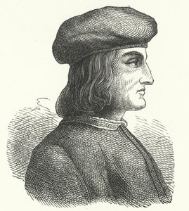 Aldus Manutius，威尼斯人文主义者、学者、印刷商和出版商（雕刻）。 作者 德国学校