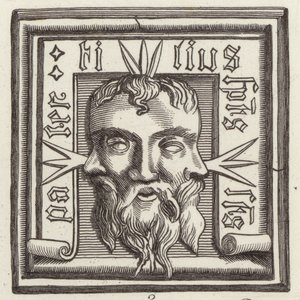 护身符。 Bilder-Atlas 插图（雕刻） 作者 德国学校