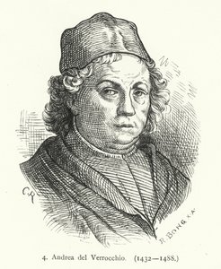 Andrea del Verrocchio，意大利文艺复兴时期的画家、雕塑家和金匠（雕刻） 作者 德国学校