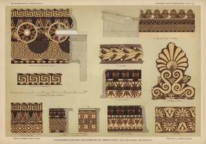 赤陶建筑装饰（彩色石版画） 作者 德国学校
