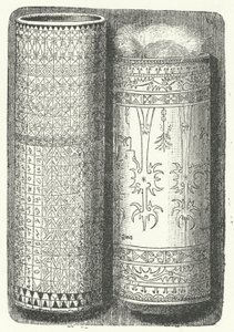 苏门答腊竹手杖饰有 Rejang 文字（雕刻） 作者 德国学校