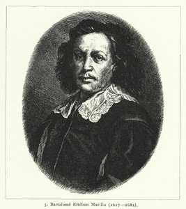 Bartolome Esteban Murillo，西班牙巴洛克画家（版画） 作者 德国学校