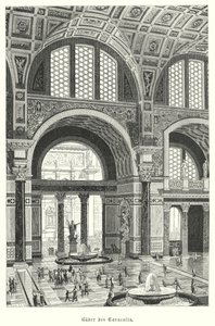 Baths of Caracalla, Rome (engraving) 作者 德国学校