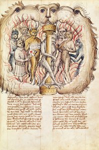 Belial和The Demons，来自Antonius Ruttel de Parmenchingen的&39;Proces de Belial de J. de Therano&39;，1450 作者 德国学校