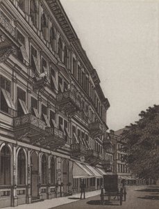 Cafe Elefant, Alte Wiese (litho) 作者 德国学校